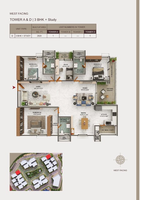 3.5BHK Floor Plan
